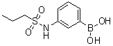 [3-[(丙基磺酰基)氨基]苯基]硼酸分子结构 (CAS 1072945-64-2)