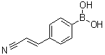 [4-[(1E)-2-Cyanoethenyl]phenyl]boronic acid molecular structure (CAS 1072946-14-5)