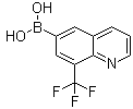 [8-(Trifluoromethyl)-6-quinolinyl]boronic acid molecular structure (CAS 1072951-47-3)