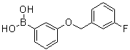 [3-[(3-Fluorobenzyl)oxy]phenyl]boronic acid molecular structure (CAS 1072951-62-2)