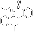 [2-[[2,6-Bis(1-methylethyl)phenoxy]methyl]phenyl]boronic acid molecular structure (CAS 1072951-64-4)