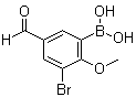 (3-Bromo-5-formyl-2-methoxyphenyl)boronic acid molecular structure (CAS 1072951-80-4)