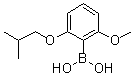 2-Isobutoxy-6-methoxyphenylboronic acid molecular structure (CAS 1072951-97-3)