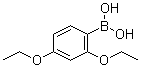 (2,4-二乙氧基苯基)硼酸分子结构 (CAS 1072952-01-2)
