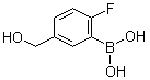 [2-Fluoro-5-(hydroxymethyl)phenyl]boronic acid molecular structure (CAS 1072952-25-0)