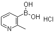 (2-Methyl-3-pyridinyl)boronic acid hydrochloride (1:1) molecular structure (CAS 1072952-34-1)