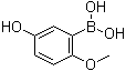 B-(5-羟基-2-甲氧基苯基)硼酸分子结构 (CAS 1072952-43-2)
