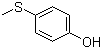 4-(甲硫基)苯酚分子结构 (CAS 1073-72-9)