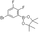 5-Bromo-2,3-difluorophenylboronic acid pinacol ester molecular structure (CAS 1073339-12-4)
