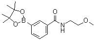 3-(2-Methoxyethylaminocarbonyl)benzeneboronic acid pinacol ester molecular structure (CAS 1073353-64-6)