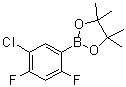 2-(5-Chloro-2,4-difluorophenyl)-4,4,5,5-tetramethyl-1,3,2-dioxaborolane molecular structure (CAS 1073354-65-0)