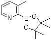 3-甲基吡啶-2-硼酸频哪醇酯分子结构 (CAS 1073371-84-2)