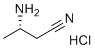 结构式 CAS# 1073666-54-2, (S)-3-氨基丁腈盐酸盐