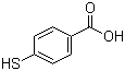 4-巯基苯甲酸分子结构 (CAS 1074-36-8)