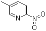 2-硝基-5-甲基吡啶分子结构 (CAS 1074-38-0)