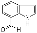 吲哚-7-甲醛分子结构 (CAS 1074-88-0)