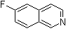 结构式 CAS# 1075-11-2, 6-氟异喹啉