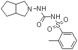 N-[[(Hexahydrocyclopenta[c]pyrrol-2(1H)-yl)amino]carbonyl]-2-methylbenzenesulfonamide molecular structure (CAS 1076198-18-9)