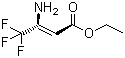 3-氨基-4,4,4-三氟巴豆酸乙酯分子结构 (CAS 107638-19-7)