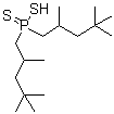 二(2,4,4-三甲基戊基)二硫代磷酸分子结构 (CAS 107667-02-7)