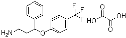 gamma-[4-(Trifluoromethyl)phenoxy]benzenepropanamine ethanedioate (1:1) molecular structure (CAS 107674-50-0)