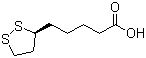 结构式 CAS# 1077-27-6, 5-[(3S)-二硫环戊-3-基]戊酸