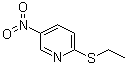 2-(乙硫基)-5-硝基吡啶分子结构 (CAS 107756-05-8)