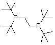 1,2-双(二叔丁基膦)乙烷分子结构 (CAS 107783-62-0)