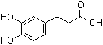 3,4-二羟基苯丙酸分子结构 (CAS 1078-61-1)