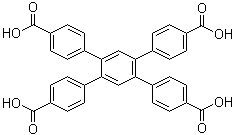 1,2,4,5-四(4-羧基苯基)苯分子结构 (CAS 1078153-58-8)