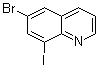 6-Bromo-8-iodoquinoline molecular structure (CAS 1078160-90-3)