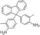structure of CAS# 107934-60-1, 9,9-Bis(4-amino-3-methylphenyl)fluorene;9,9-Bis(3-methyl-4-aminophenyl)fluorene