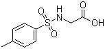 N-对甲苯磺酰甘氨酸分子结构 (CAS 1080-44-0)
