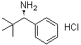 结构式 CAS# 108082-57-1, (alphaS)-alpha-叔丁基苯甲胺盐酸盐