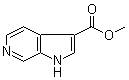 1H-吡咯并[2,3-c]吡啶-3-羧酸甲酯分子结构 (CAS 108128-12-7)