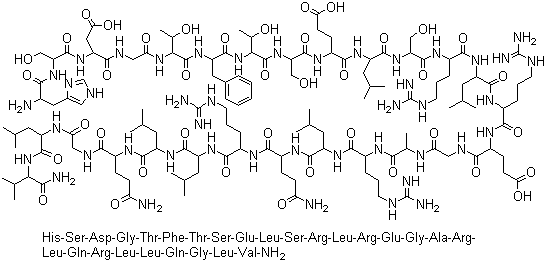 胰泌素分子结构 (CAS 108153-74-8)