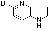 5-Bromo-7-methyl-1H-pyrrolo[3,2-b]pyridine molecular structure (CAS 1082041-05-1)