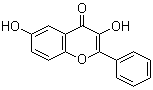 structure of CAS# 108238-41-1, 3,6-Dihydroxyflavone;3,6-Dihydroxy-2-phenyl-4H-1-benzopyran-4-one