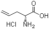 D-烯丙基甘氨酸盐酸盐分子结构 (CAS 108412-04-0)