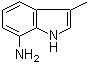 3-Methyl-1H-indol-7-amine molecular structure (CAS 1084328-81-3)