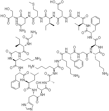 马盖宁 II分子结构 (CAS 108433-95-0)