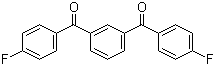 1,3-双(4-氟苯甲酰基)苯分子结构 (CAS 108464-88-6)
