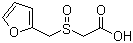 2-[(呋喃-2-基甲基)亚磺酰基]乙酸分子结构 (CAS 108499-26-9)