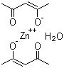 结构式 CAS# 108503-47-5, 乙酰丙酮锌(一水合物)