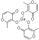 麦芽酚镓分子结构 (CAS 108560-70-9)