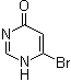 6-溴-4(1H)-嘧啶酮分子结构 (CAS 1086382-38-8)