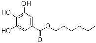 没食子酸己酯分子结构 (CAS 1087-26-9)
