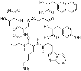 兰瑞肽分子结构 (CAS 108736-35-2)