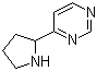 4-(吡咯烷-2-基)嘧啶分子结构 (CAS 108831-49-8)