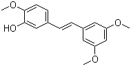 3'-羟基-3,4',5-三甲氧基二苯乙烯分子结构 (CAS 108957-73-9)